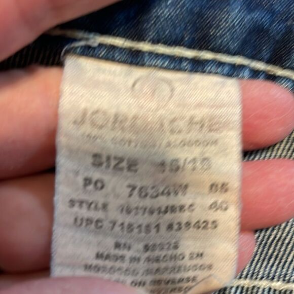 Vintage 90’s Jordache Flare Branded Braid Jeans, cotton, 15/16 - Picture 9 of 9